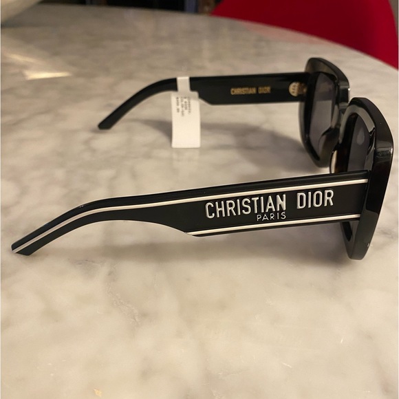 SOLD NWT Authentic Dior Wildior S3U Geometric Sunglasses Dark Havana/Gray Solid - Picture 7 of 14